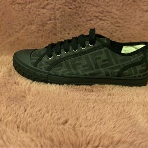 Fendi Men's Black Designer Sneakers